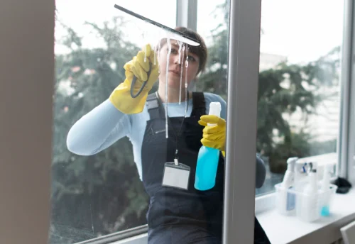 Nettoyage de vitres intérieures et extérieures à Oyrières